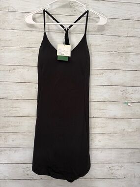 Black Racerback Tennis Dress
